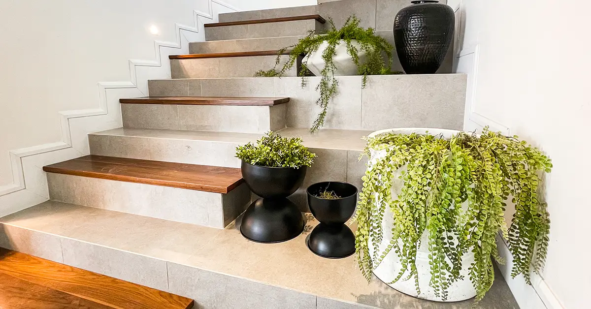 Escaleras y decoración de casa en mexicali