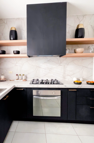 Hermosa cocina de las casas nuevas a la venta en Marqués Residencial 