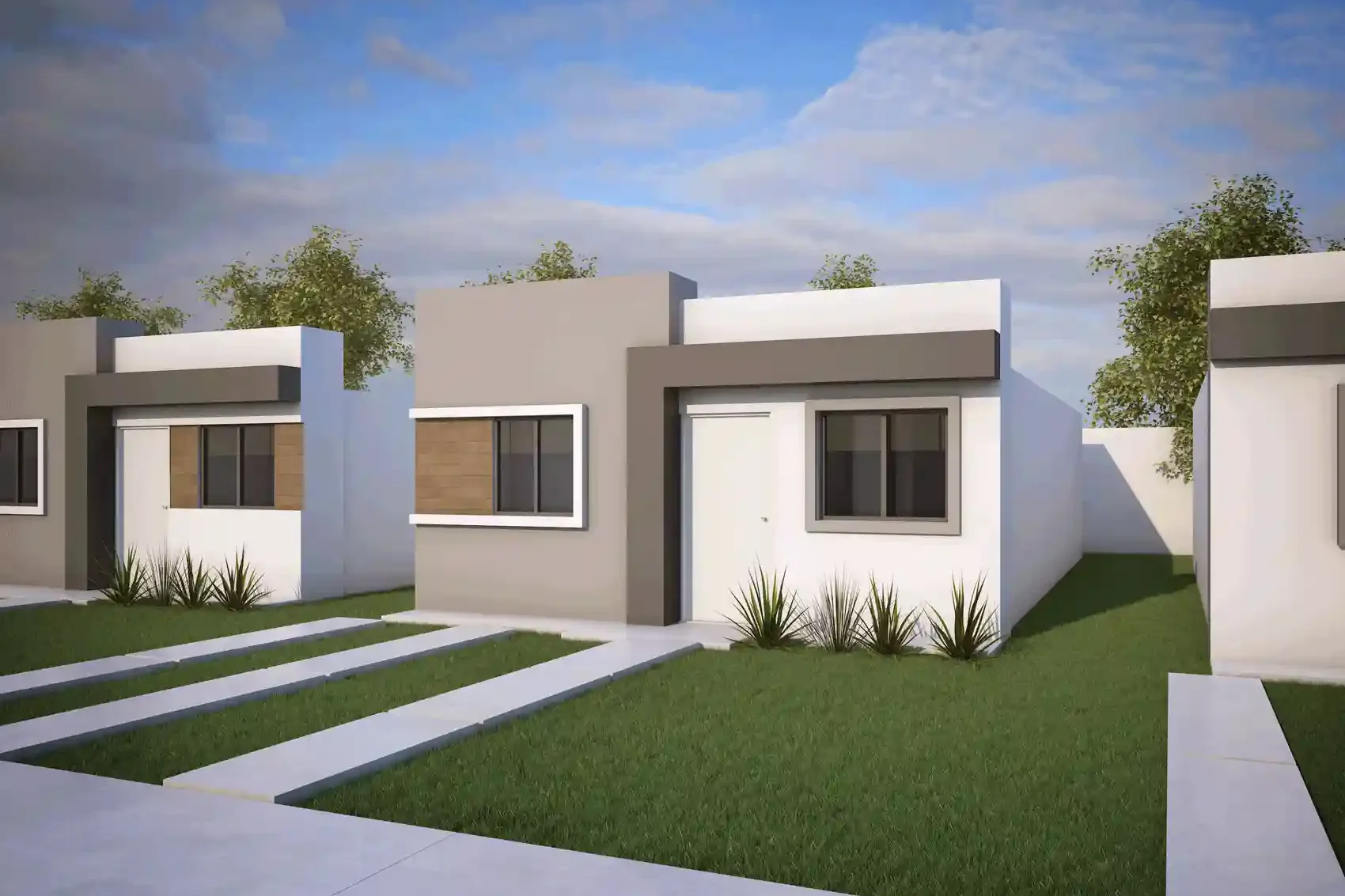 Render modelo Alba en Fontalba Residencial