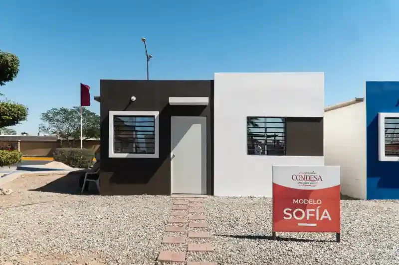 Fachada modelo Sofía en Privadas Condesa